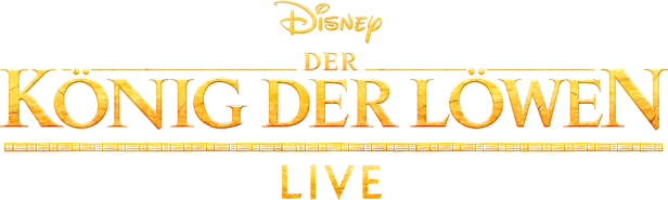 Logo für „Der König der Löwen LIVE“ von Disney.