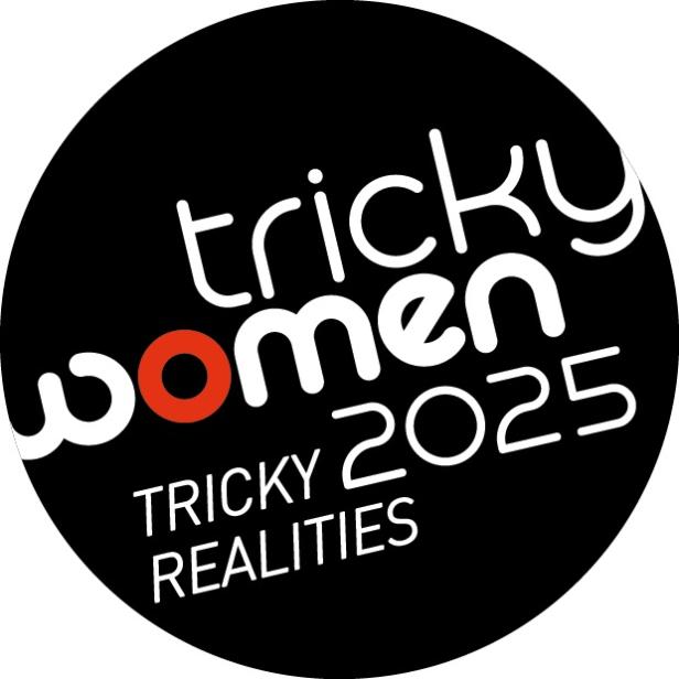 Logo des Trickfilm Festivals „Tricky Women 2025: Tricky Realities“.