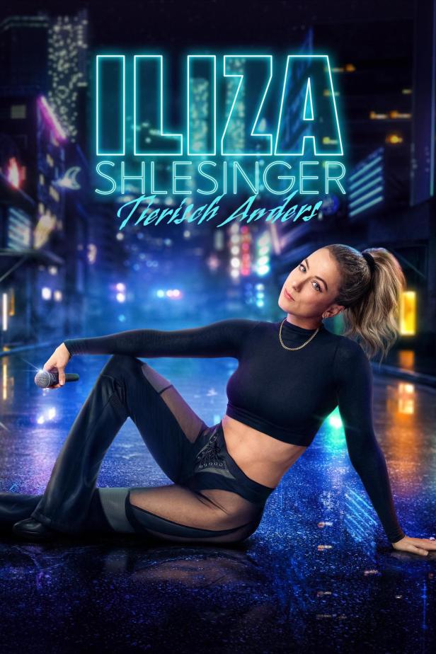 Iliza Shlesinger posiert für das Cover ihrer Show „Tierisch Anders“.
