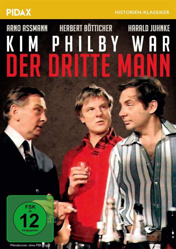 Das Cover des Films „Kim Philby war der dritte Mann“ mit Arno Assmann, Herbert Bötticher und Harald Juhnke.