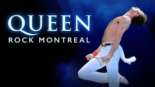 Freddie Mercury von Queen während eines Auftritts in Montreal.