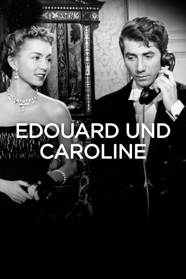 Filmszene aus „Édouard und Caroline“ mit einem eleganten Paar.