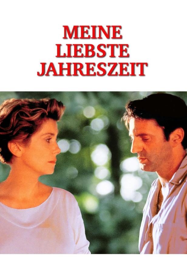 Das Filmplakat für „Meine liebste Jahreszeit“ zeigt Catherine Deneuve und Daniel Auteuil.