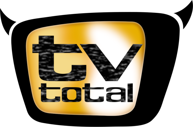 Das Logo der deutschen Fernsehsendung „TV total“.