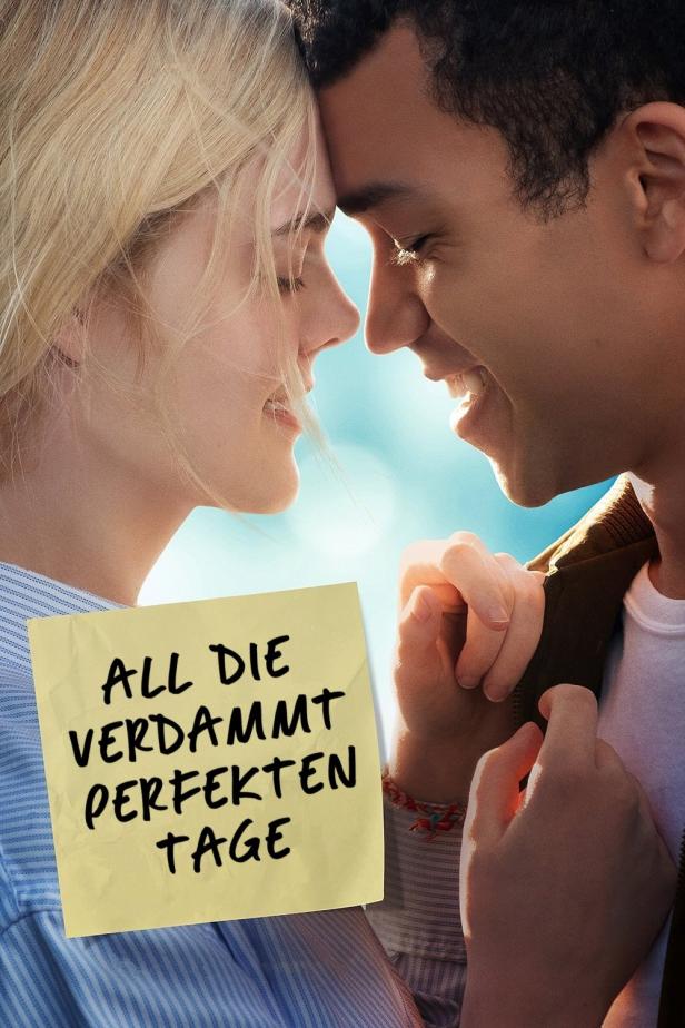 Das Filmplakat für „All die verdammten perfekten Tage“ zeigt ein junges Paar.