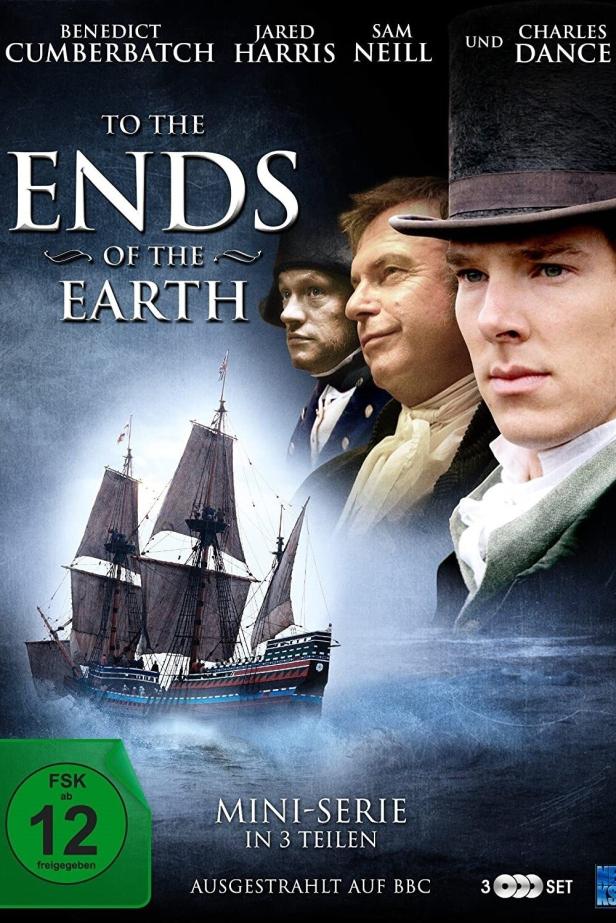 Das Cover der Mini-Serie „To the Ends of the Earth“ mit Benedict Cumberbatch, Jared Harris und Sam Neill.