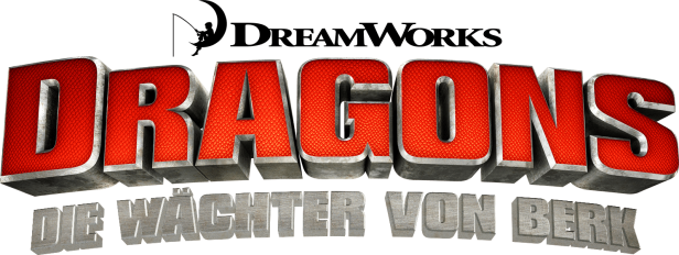 Das Logo von „Dragons: Die Wächter von Berk“ von Dreamworks.