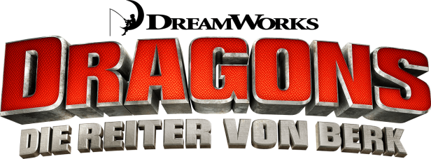 Das Logo der Dreamworks-Serie „Dragons – Die Reiter von Berk“.