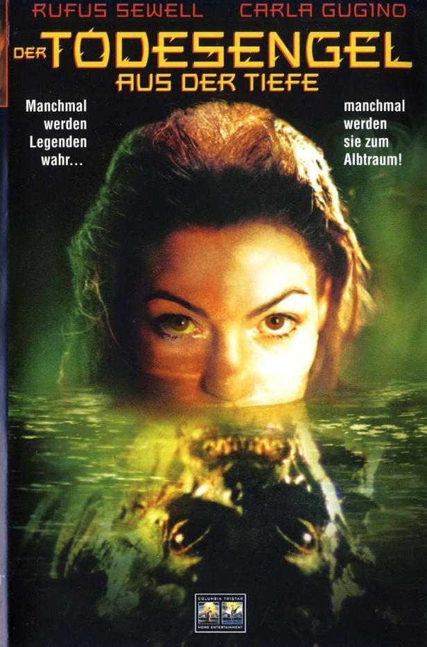 Das Filmplakat für „Todesengel aus der Tiefe“ mit Carla Gugino und Rufus Sewell.