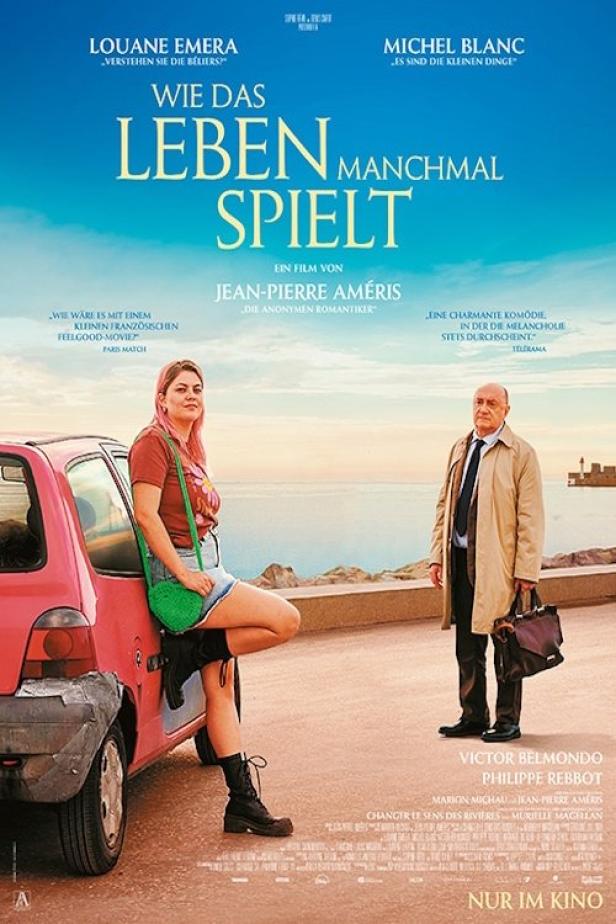 Das Filmplakat zu „Wie das Leben manchmal spielt“ mit Louane Emera und Michel Blanc.