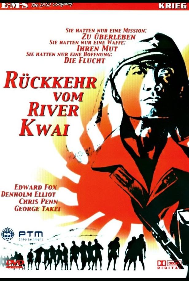 Das Cover des Films „Rückkehr vom River Kwai“ zeigt einen Soldaten.