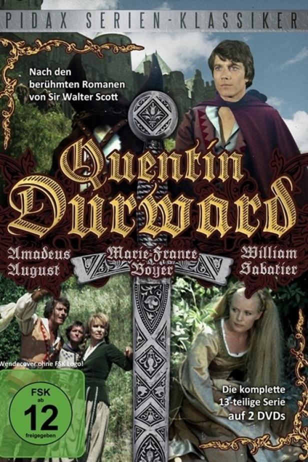 Das DVD-Cover der Pidax-Serie „Quentin Durward“ nach den Romanen von Sir Walter Scott.