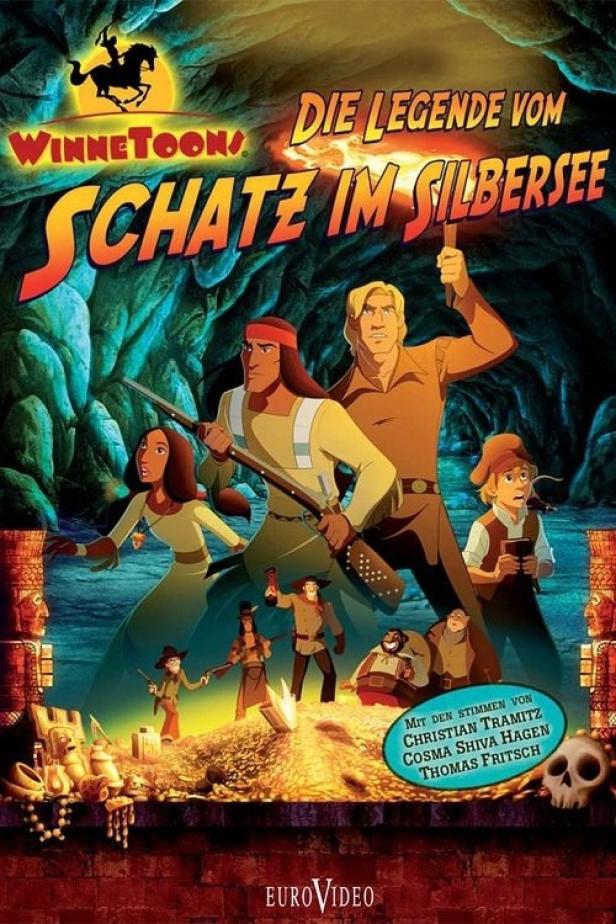 Das Cover von „Winnetoons – Die Legende vom Schatz im Silbersee“ zeigt Winnetou und Old Shatterhand.