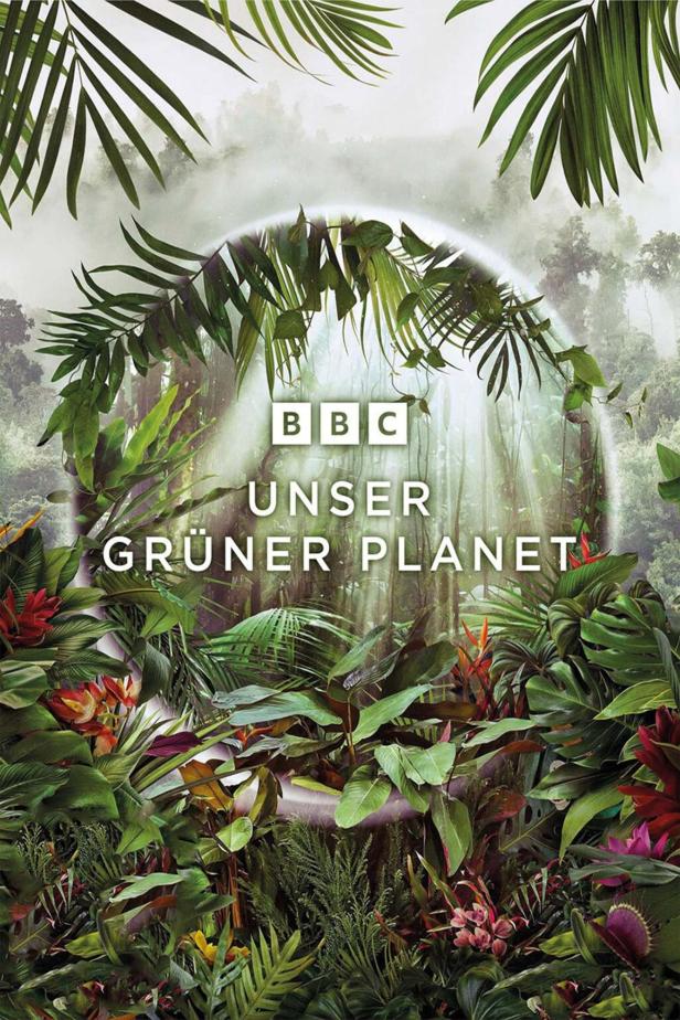 Das Cover der BBC-Dokumentation „Unser grüner Planet“ zeigt üppige tropische Vegetation.