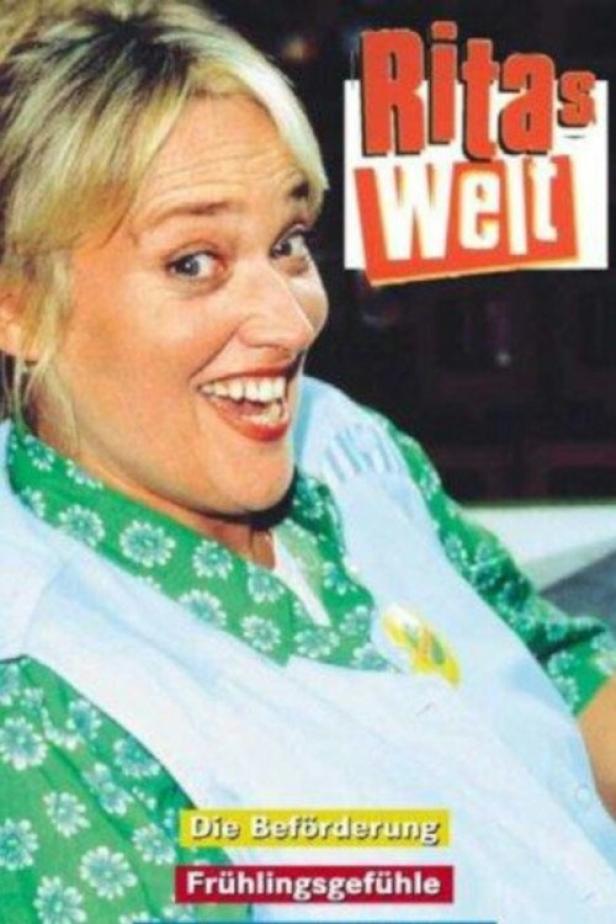 Das Cover der deutschen Sitcom „Ritas Welt“ mit Gaby Köster.