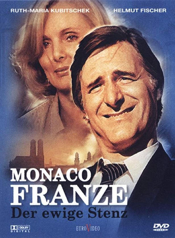 Das Cover von „Monaco Franze – Der ewige Stenz“ mit Ruth-Maria Kubitschek und Helmut Fischer.