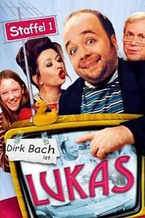 Das Cover der ersten Staffel der deutschen Fernsehserie „Lukas“ mit Dirk Bach.