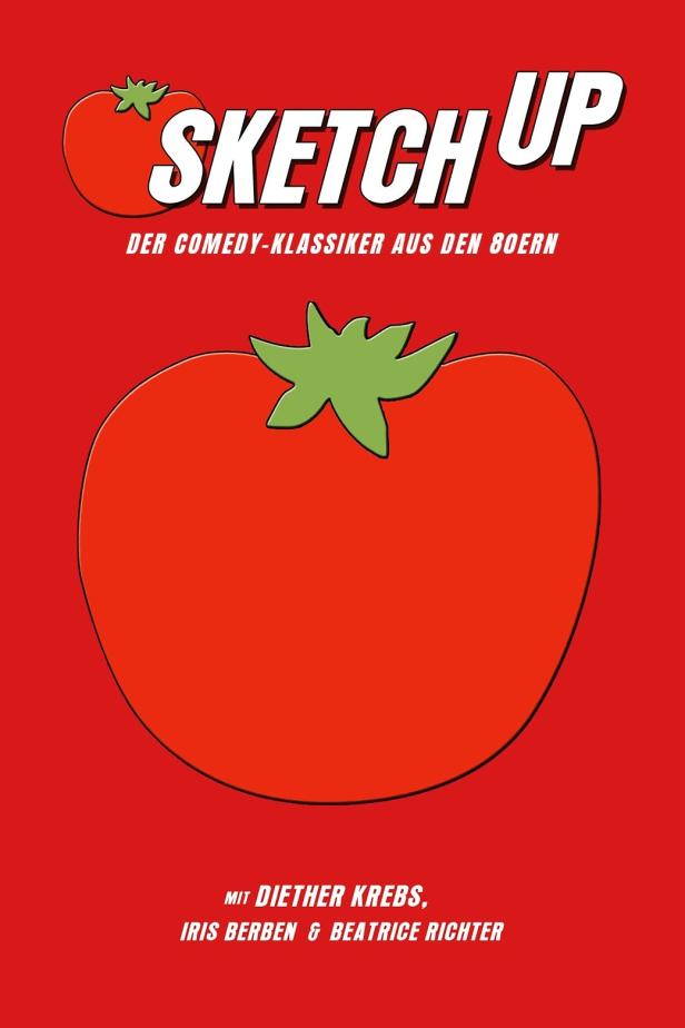 Das Cover von „Sketch Up“ mit Dieter Krebs, Iris Berben und Beatrice Richter.
