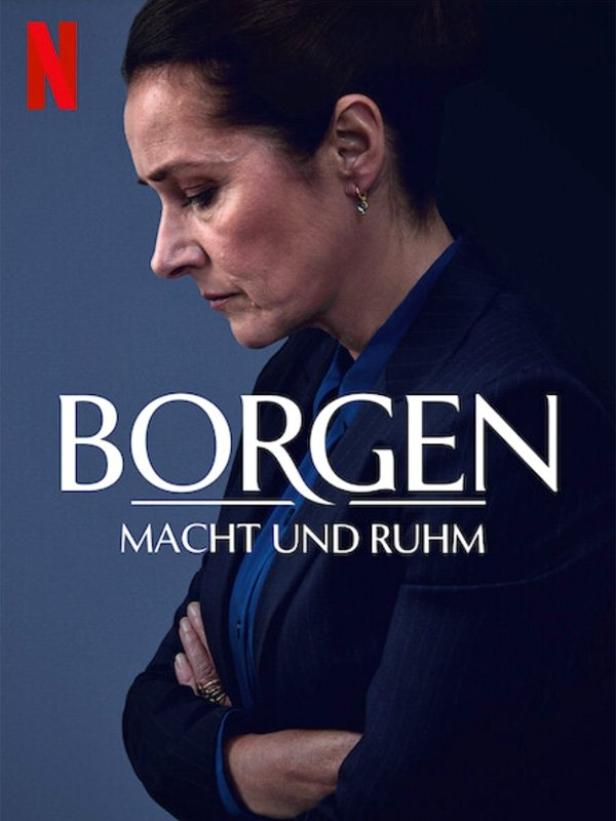 Das Filmplakat für „Borgen – Macht und Ruhm“ zeigt Sidse Babett Knudsen als Birgitte Nyborg.