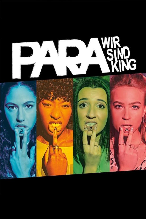 Das Cover von „Para – Wir sind King“ zeigt vier junge Frauen mit Buchstaben-Tattoos auf ihren Lippen.