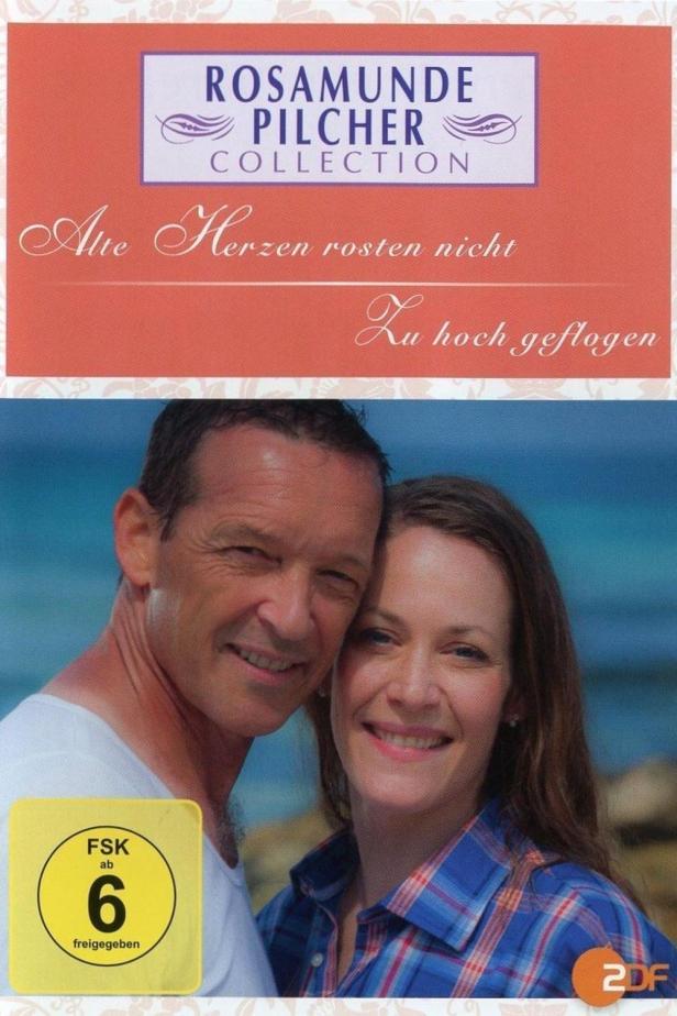 Das Cover der Rosamunde Pilcher Collection mit den Filmen „Alte Herzen rosten nicht“ und „Zu hoch geflogen“.