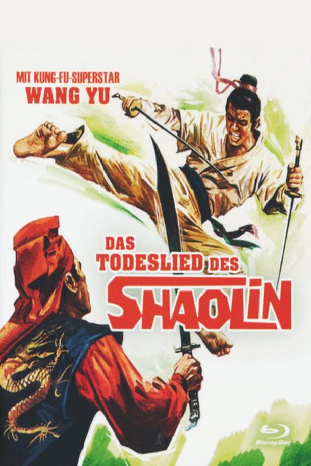 Das Filmplakat für „Das Todeslied des Shaolin“ mit Kung-Fu-Superstar Wang Yu.