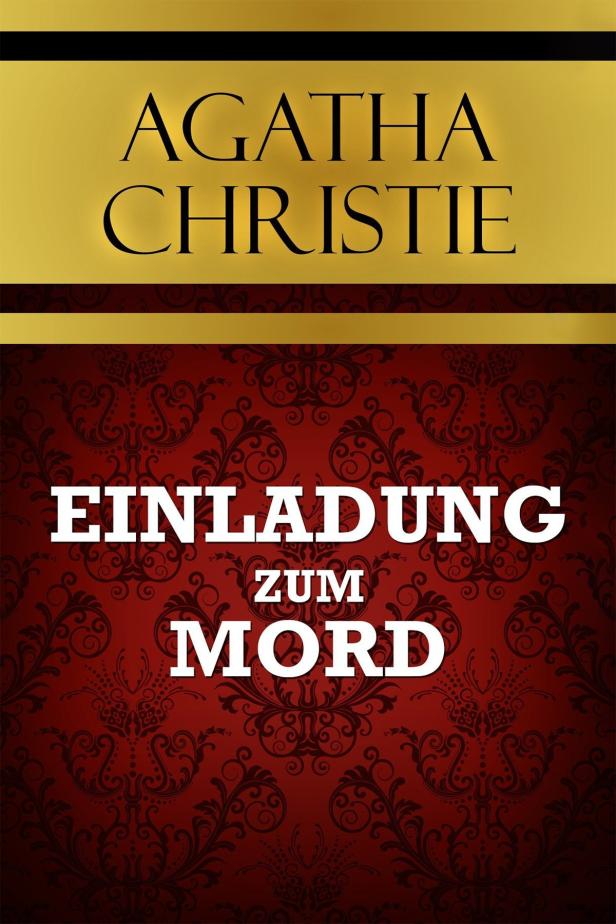 Das Cover des Buches „Einladung zum Mord“ von Agatha Christie.
