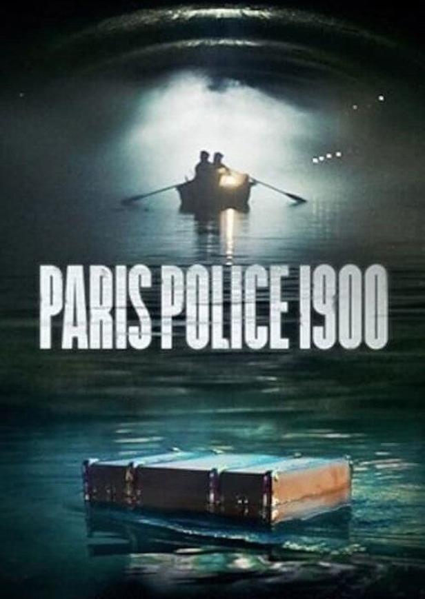 Das Filmplakat für „Paris Police 1900“ zeigt ein Ruderboot und einen Koffer auf dem Wasser.