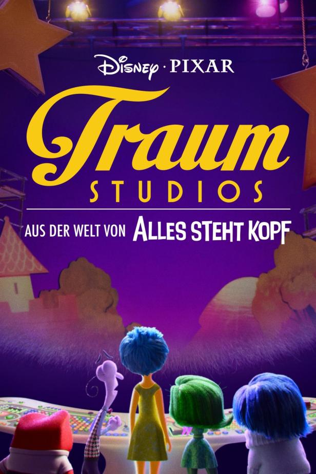 Das Filmplakat für „Traum Studios“ aus der Welt von „Alles steht Kopf“.