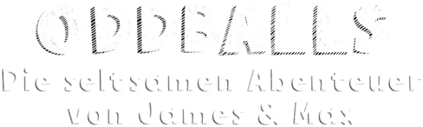 Das Logo der Serie „Oddballs: Die seltsamen Abenteuer von James & Max“.