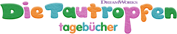Logo der „Die Tautropfen Tagebücher“ von Dreamworks.