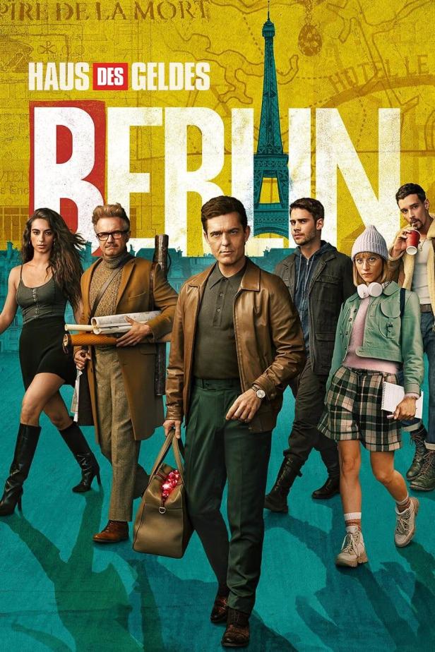Das Filmplakat für „Berlin“ zeigt die Hauptfiguren vor dem Eiffelturm.