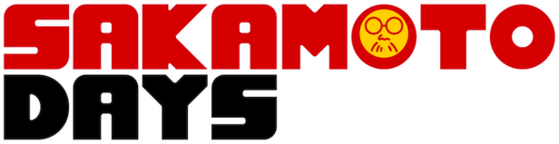 Das Logo für „Sakamoto Days“ mit einer stilisierter Figur von Taro Sakamoto.