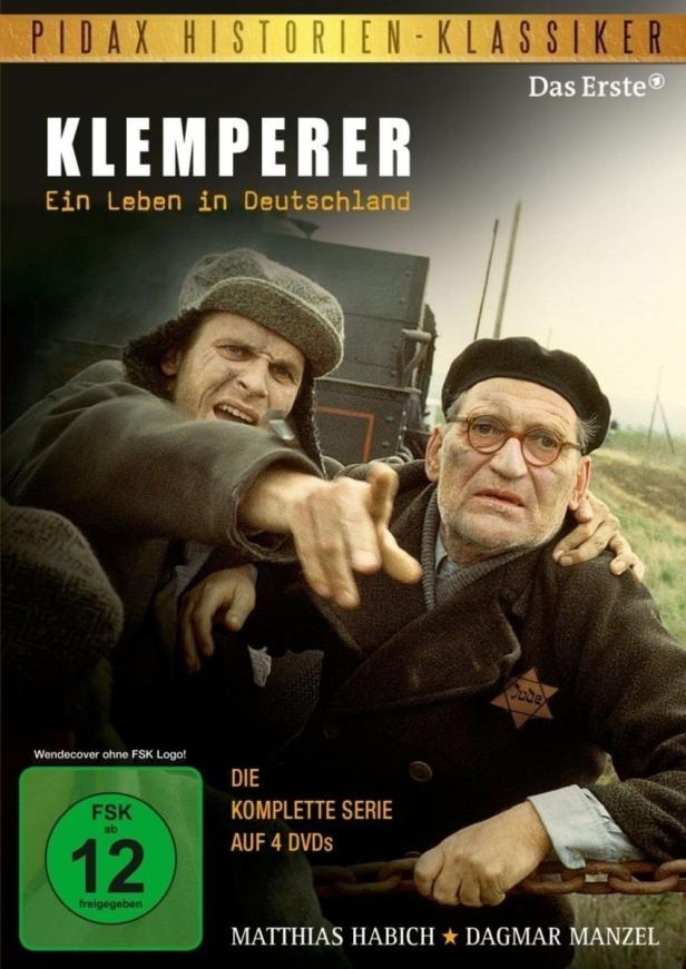 Das Cover der DVD „Klemperer – Ein Leben in Deutschland“ zeigt zwei Männer, einer mit Judenstern.