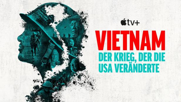 Das Poster für die Apple TV+ Dokumentation „Vietnam: Der Krieg, der die USA veränderte“.