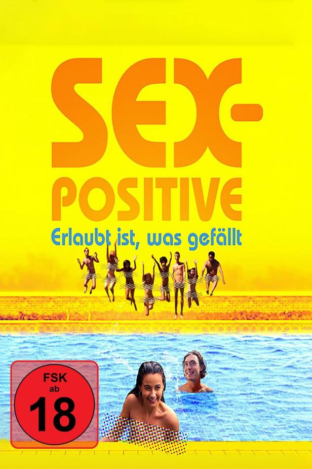 Das Cover des Films „Sex Positive“ zeigt Menschen am und im Pool.