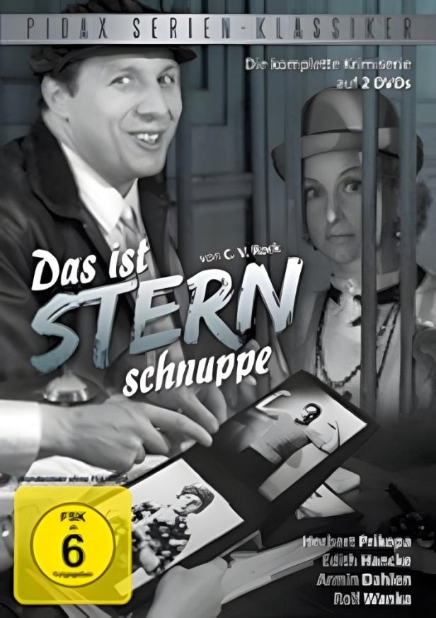 Das Cover der DVD „Das ist Sternschnuppe“ mit den Schauspielern Hubert von Meyerinck und Edith Hancke.