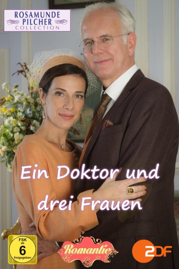Ein Mann im Anzug und eine Frau im Kleid, vermutlich eine Szene aus „Ein Doktor und drei Frauen“.