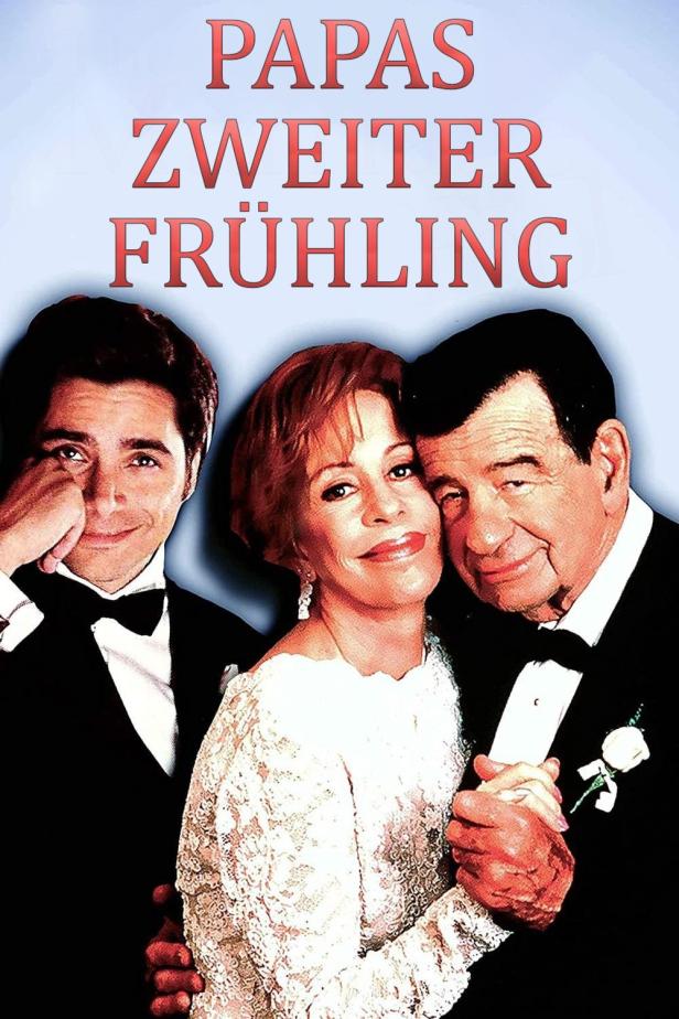 Das Filmplakat für „Papas zweiter Frühling“ zeigt drei Schauspieler.