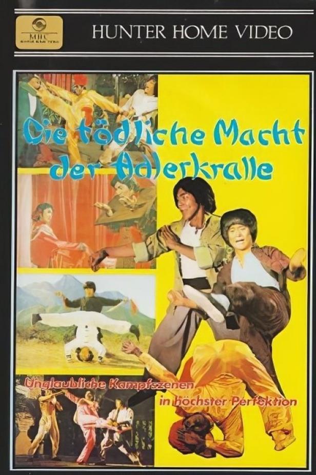 Das Cover des Films „Die tödliche Macht der Adlerkralle“ zeigt Kampfszenen.