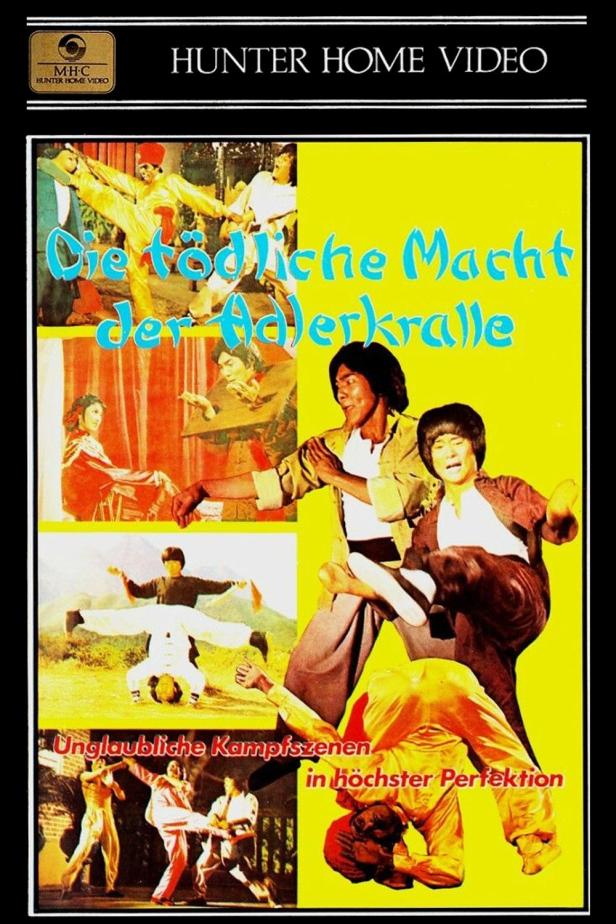 Das Cover des Films „Die tödliche Macht der Adlerkralle“ zeigt Kampfszenen.