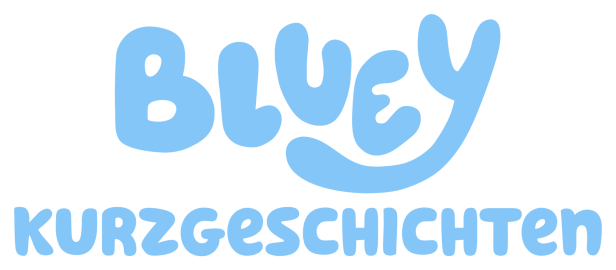 Das Logo der Kinderserie „Bluey: Kurzgeschichten“.