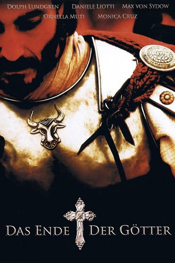 Das Filmplakat für „Das Ende der Götter“ zeigt Dolph Lundgren in Rüstung.