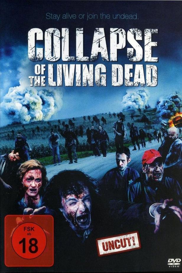 Das Cover des Films „Collapse of the Living Dead“ zeigt eine Horde Zombies.