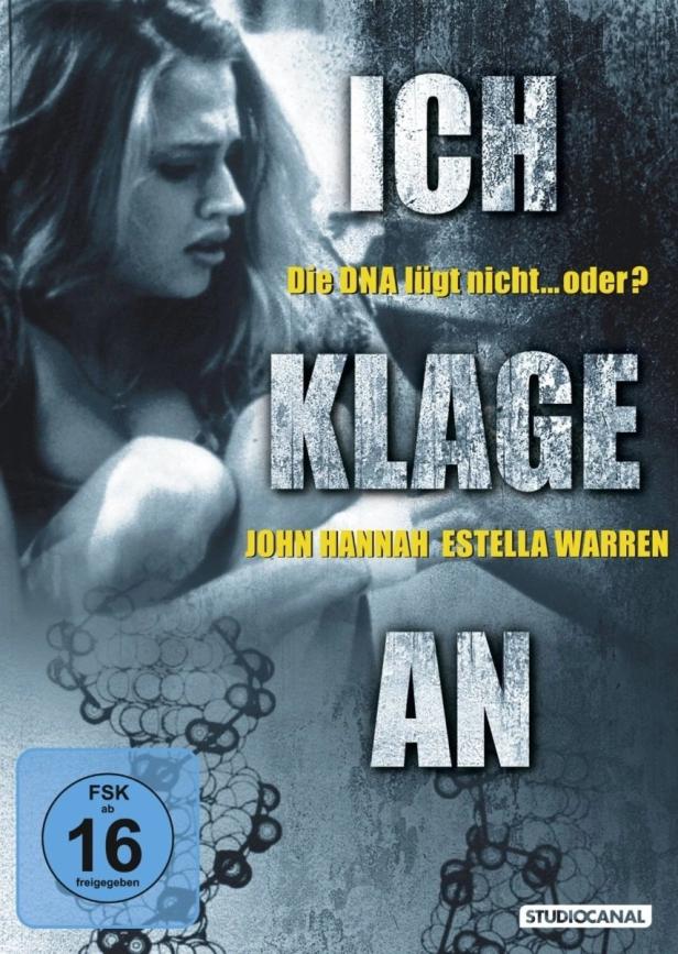 Das Filmplakat für „Ich klage an“ mit John Hannah und Estella Warren.