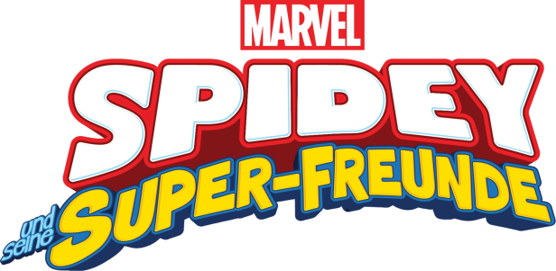 Das Logo der Marvel-Kinderserie „Spidey und seine Super-Freunde“.
