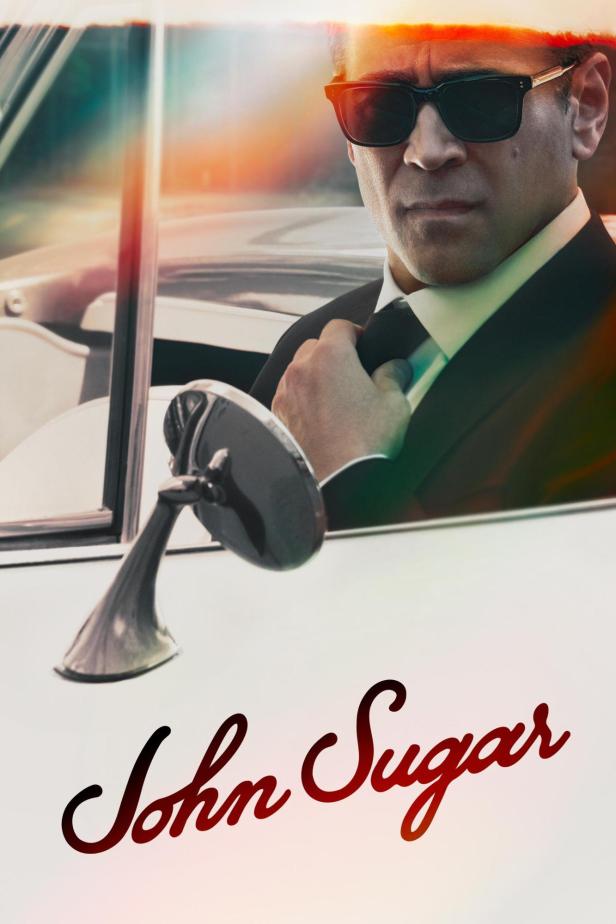 Colin Farrell als John Sugar im gleichnamigen Film in einem Auto.