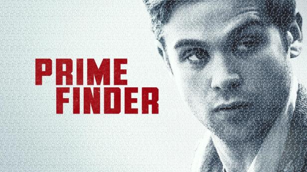 Das Filmplakat für „Prime Finder“ zeigt das Gesicht einer Person, das aus Zahlen besteht.