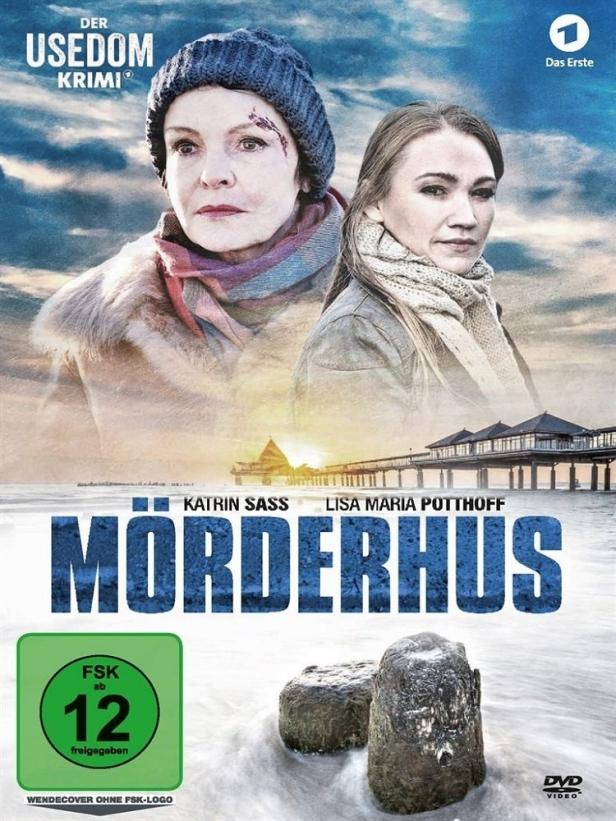 Das Cover des „Usedom-Krimi: Mörderhus“ mit Katrin Sass und Lisa Maria Potthoff.