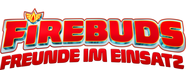 Das Logo der Disney Junior Serie „Firebuds – Freunde im Einsatz“.